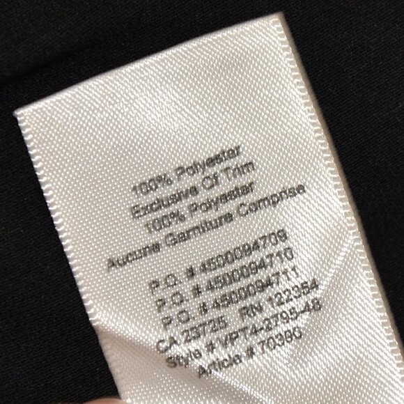 Aritzia Wilfred Delaney Black Lace Panel Long Sleeve Blouse Sz M - Picture 9 of 11